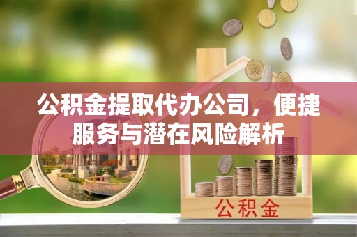 湖滨公积金提取代办公司，便捷服务与潜在风险解析