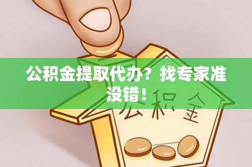 湖滨公积金提取代办？找专家准没错！
