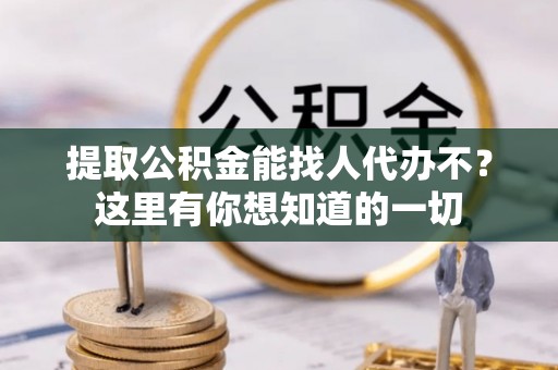 湖滨提取公积金能找人代办不？这里有你想知道的一切