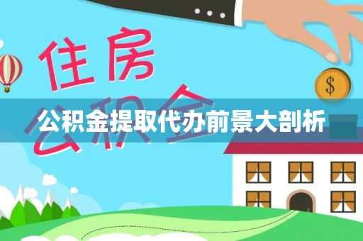 湖滨公积金提取代办前景大剖析
