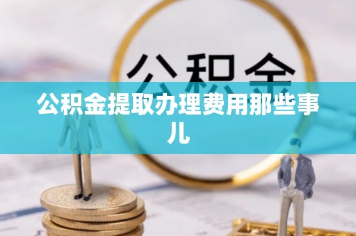 湖滨公积金提取办理费用那些事儿