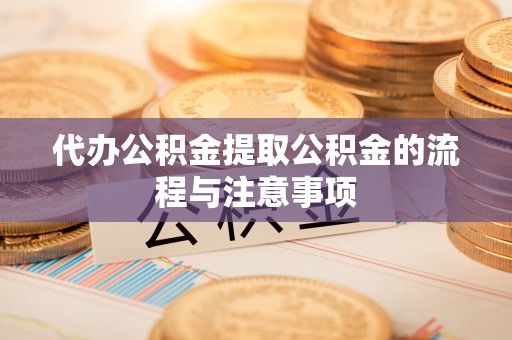 湖滨代办公积金提取公积金的流程与注意事项